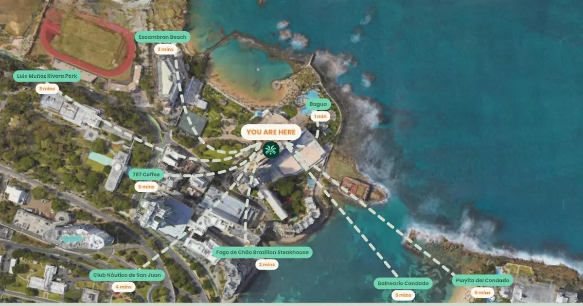 Apartment Seaside Terrace Condado Close To The Beach San Juan